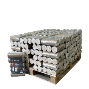 Blazers Fuel Logs Half Pallet – premium eco-friendly wood fuel for clean, efficient heating, available for online purchase and global delivery from Blazers Fuels EU.